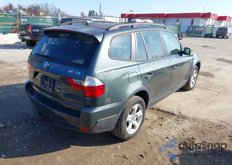 2007 BMW X3 3.0Si from USA, damaged, VIN WBXPC93407WF07339